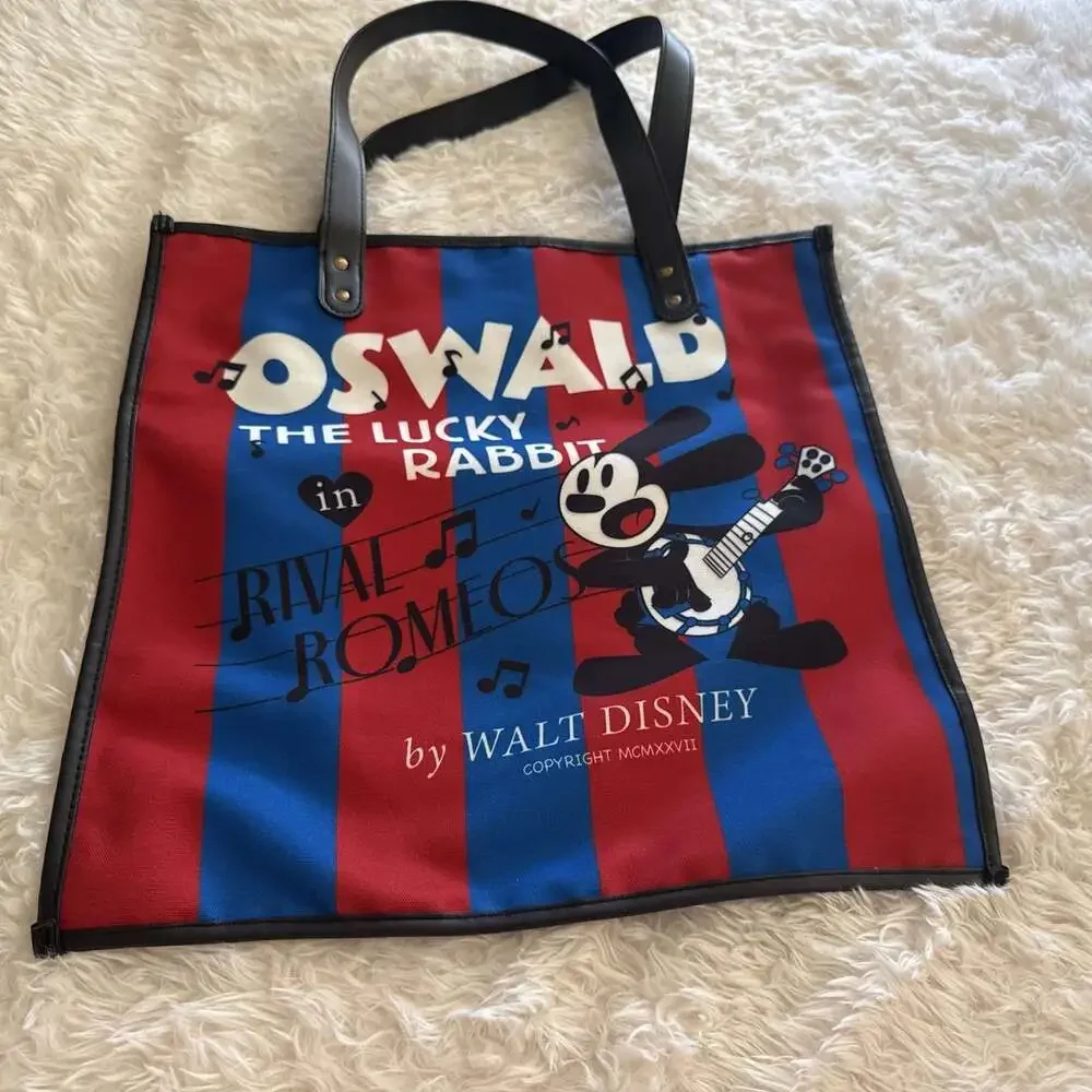 Disney 100 Celebration Oswald the‎ Lucky Rabbit Rival Romeos Tote Bag